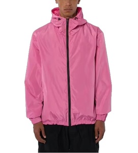 Unisex Windproof <b>Canvas</b> <b>Jacket</b> Lightweight Breathable Waterproof Eco-Friendly Outdoor Running Coat with Front Logo - Product Image 1