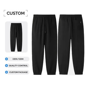 Custom Logo Unisex Sweatpants Heavyweight Blank Streetwear <b>Jogger</b> Pants Wholesale Plain <b>Slim</b> Fit Cotton Tracksuit Trouser - Product Image 1