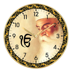 Horloge murale Bouddha design tendance, thème méditation, produit promotionnel pour le bureau avec impression pour la Saint-Valentin et le Nouvel An - Product Image 2