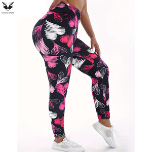 Anti-Sweat Compression Gym <b>Tights</b> For Women Wholesale Seamless Compression Leggings For Female Athletes - Product Image 2