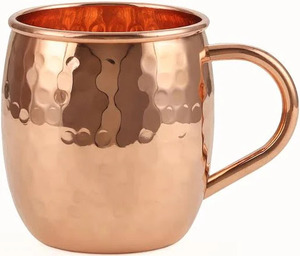 Premium Quality Pure Copper <b>Mug</b> Traditional Ayurvedic Design Free Leak Proof Portable Dishwasher Safe <b>Large</b> Capacity - Product Image 3