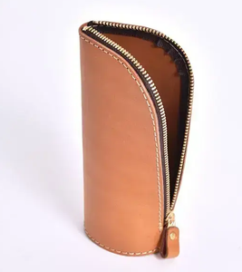 Women's Luxury Leather Bohemian Style Portable Cosmetic Bag High Quality for <b>Case</b> Zipper Closure <b>Makeup</b> Personal Care - Product Image 3