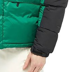 Chaqueta Acolchada con Capucha de Dos Tonos Verde y Negro para Hombre, Impermeable, Térmica, para Exteriores, Parka Gruesa para Invierno y Montaña - Product Image 2