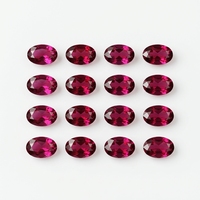 Lot en gros de quartz violet naturel, taille ovale 6x4mm |   Lot de pierres précieuses facettées pour la création de bagues et de pendentifs