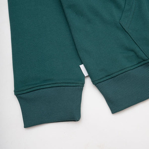 Sudadera con Capucha Unisex Verde Azul Verdoso Oscuro para Invierno, de Forro Polar Suave de Poliéster/Rayón, Ajuste Relajado, Bolsillo Canguro Clásico, Ecológica - Product Image 5