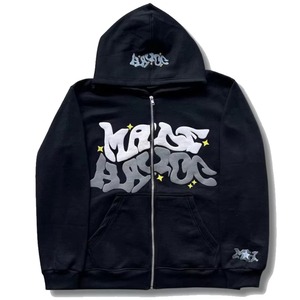 OEM ODM Custom Logo Hoodie Premium Heavyweight Cotton Fleece Streetwear Pullover Heat Transfer Puff <b>Printing</b> Fashion Wear - Product Image 5