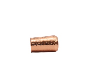 Gobelet en cuivre martelé finition antique - Tasse en cuivre écologique et durable de 300 ml pour l'hydratation quotidienne - Product Image 2