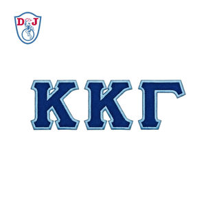 Patch brodé personnalisé thermocollant pour vêtements de fraternité et de sororité, appliques de lettres pour vêtements de sport universitaires - Product Image 6