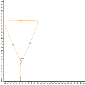 GLEAMORA ENTERPRISE Pendentif Cœur en Or Jaune avec Diamant de Laboratoire Taille Brillant pour Femme, Tendance, 14K, 5g, Usage Quotidien, Couleur H Blanc - Product Image 4