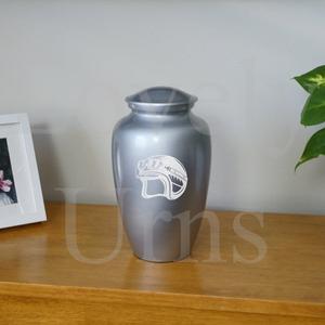 Motorbike Helmet Cremation Urn <b>for</b> Human <b>Ashes</b> Memorial Funeral Urn Decorative <b>Keepsake</b> <b>Ash</b> Container Motorcycle Theme - Product Image 4