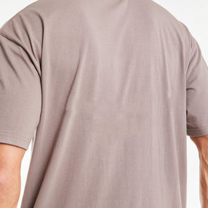 Mens Taupe T <b>Shirt</b> And Shorts Set Relaxed Fit Summer Casual Matching Set Lightweight Breathable Cotton <b>Polyester</b> Outfit - Product Image 5