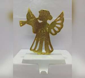 Soporte de metal premium para calcetines, gancho moderno para chimenea navideña para decoración festiva a precio económico. - Product Image 4