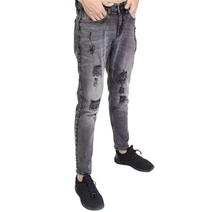 Pantalon en jean uni pour homme, très vendu, économique et de qualité, toutes saisons, fabriqué en usine, sur mesure - Product Image 1