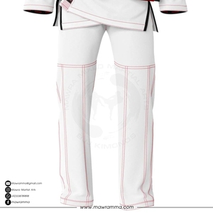 ชุดยิวยิตสูบราซิลเลี่ยน จิวยิตสู คิโมโน ปักโลโก้ได้ ผ้าฝ้าย 100% ทอลายเพิร์ลวีฟ ชุดสำหรับฝึกซ้อมมืออาชีพ MMA สำหรับการฝึกซ้อมและแข่งขัน  แบบ unisex - Product Image 3