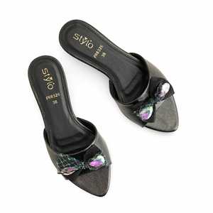 Black Formal Ladies <b>Sports</b> <b>Slipper</b> FR8326 - Product Image 1