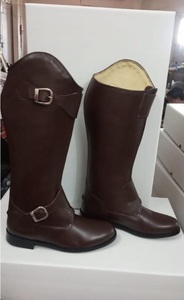 Botas de Montar a Caballo para Hombre de Cuero Genuino de Alta Calidad, con Cierre de Hebilla y Cremallera YKK, Estilo Deportivo Personalizado - Product Image 6