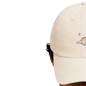 Gorra de Béisbol Personalizada con Bordado de Planetas, Unisex, Ajustable, de Seis Paneles, Estilo Dad Hat, Algodón Lavado Vintage, Logotipo Personalizado, OEM, ODM, Venta al Por Mayor - Product Image 3