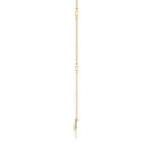 Colgante de Diamante Cultivado en Laboratorio con Corte Redondo y Diseño Floral de Trébol, con Detalles en Bisel, en Oro de 10K, 14K, 18K, Plata de Ley 925 y 935 - Product Image 4