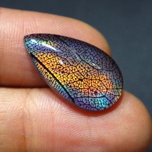 Piedra Preciosa de Ópalo Monarca Doble, Ópalo de Fuego Arcoíris, Joyería de Ópalo Monarca Hecha a Mano, Anillo de Ópalo Monarca Doble, Joyería de Ópalo Colorido - Product Image 2