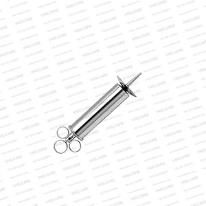 Jeringa Nasal de Acero Inoxidable Vaslcare – Jeringa Premium para Limpieza de Cera en Clínicas ORL con Dos Cánulas – Irrigador de Oídos Reutilizable - Product Image 6