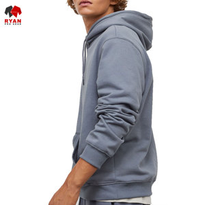 Sweat à capuche confortable et respirant en molleton 100% coton personnalisé Ryan Pro Gear pour hommes avec impression de logo personnalisée, respectueux de l'environnement - Product Image 4