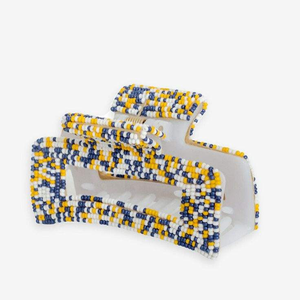 Pinzas para el Cabello Bordadas con Cuentas Hechas a Mano para Peinados Elegantes, Pinzas para el Cabello Bordadas con Cuentas de Semillas al por Mayor con Diseños Personalizados - Product Image 2