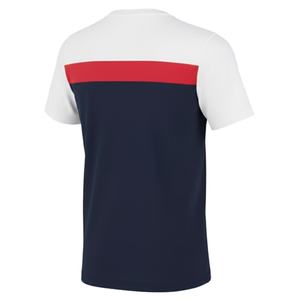 เสื้อยืดคอกลมแขนสั้นผู้ชายสีบล็อกสไตล์ลำลองสำหรับฤดูร้อน - Product Image 3