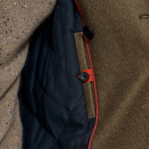 Manteau long en laine pour homme de qualité supérieure, sur mesure, avec fermeture à un bouton, respirant, design unique, vêtement d'hiver en laine - Product Image 2