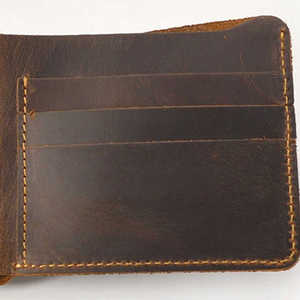 Fournisseur en gros de portefeuilles en cuir pour hommes, prix confortable, meilleur design, portefeuilles en cuir de qualité personnalisée à vendre, légers - Product Image 6