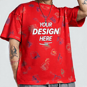 Camisetas de alta calidad con estampado serigráfico, camisetas extragrandes con estampado serigráfico, camisetas con hombros caídos y estampado serigráfico para hombres, camisetas estampadas para niños. - Product Image 5