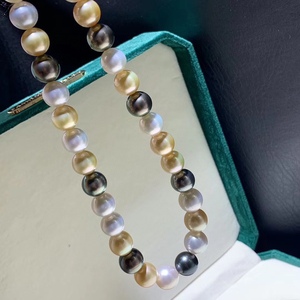 Pendentif baguette en argent pur S925 exquis de He Fang, design de niche simple et luxueux, s'accordant à tous les styles, avec collier de perles - Product Image 3