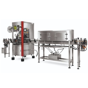 Machine d'étiquetage automatique de manchons rétractables la plus vendue, applicateur de manchons haute vitesse pour contenants ronds en plastique, en promotion - Product Image 2