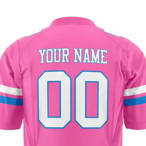Camiseta Profesional de Fútbol Americano con Cuello en V, Tejido Deportivo de Alto Rendimiento, Personalización con Logotipo de Patrocinador y Marca del Equipo, Tallas XS-7XL, Fabricación OEM - Product Image 2