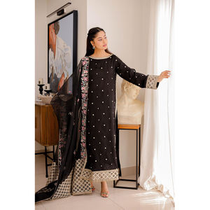 FASHIONISTA INTERNATIONAL Traje de Vestir Femenino de Alta Calidad, Estilo Indio y Pakistaní, a Medida y en Diversos Colores - Product Image 1