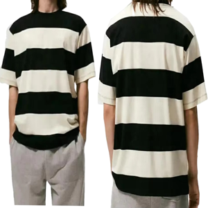 <b>Trendy</b> Oversized Cotton <b>T</b> <b>Shirt</b> Drop Shoulder Streetwear Loose Fit Unisex Summer Fashion Premium Soft Breathable Solid Color - Product Image 6