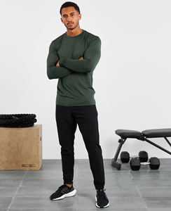 Bulk Men’s Relaxed Fit Training T-Shirts Factory Direct Cotton Gym Tops, OEM/ODM Custom Logo Printing, Wholesale Sportswear - Product Image 5