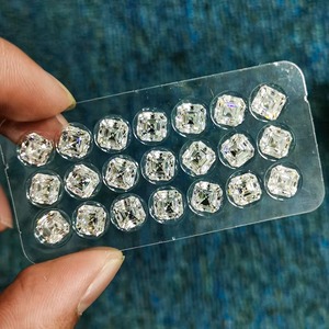 Diamant de laboratoire HPHT Asscher de 10 carats non certifié, jusqu'à 0,10 carat, fournisseur B2B en gros pour l'approvisionnement mondial en diamants - Product Image 2