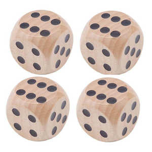 Cubo de Dados de Madera con Grabado, Dados de Madera Personalizados para Marca, Artículo Promocional de Dados de Madera - Product Image 3