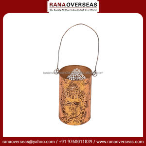 Bougeoir mural en T décoratif fabriqué à la main en fer idéal pour la décoration d'anniversaire de Diwali à un prix raisonnable - Product Image 3