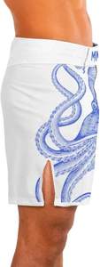 Custom Mens MMA Shorts Kickboxing <b>Grappling</b> Floral Embroidered MMA Shorts Gym Wear Compression Fit High Waist Fight Shorts Train - Product Image 4