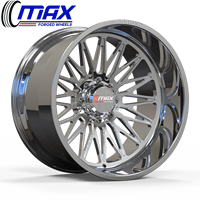 Jantes forgées 26x14 28x16 30x16 30 pouces 8x6.5 8x165.1 pour Dodge Ram 2500 3500 pour Chevrolet Silverado 3500 Jantes en aluminium personnalisées