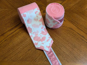 Bandages de protection pour jambes d'équitation en polaire durable avec fermeture Velcro pour l'équitation et l'entraînement (vente en gros) - Product Image 2