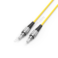 Kabel Serat Optik DAMU G657A2 Tahan Tekuk Singlemode PC Polish 2.0mm 3.0mm PVC LSZH Konektor FC FTTH RoHS/ISO9001