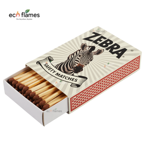 Direct Factory Sale Custom Made Damp Proof <b>Wooden</b> Matches India Safety Features Black Red Colorful Match Heads Stick Kitchen Use - Product Image 3