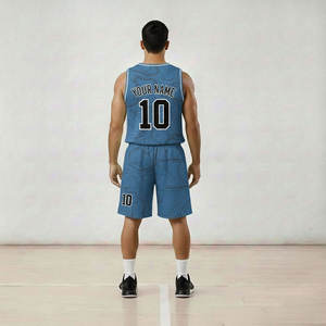 Tenue d'équipe unisexe, uniforme de basket-ball de haute qualité, sur mesure, respirant, kit d'uniforme avec design gratuit, maillot de basket-ball. - Product Image 2