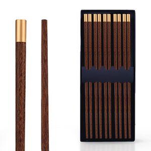 Reusable Eco-Friendly Classic Bamboo <b>Chopsticks</b> Solid Natural Bamboo Non Slip Dining Utensils Heat Resistant Dishwasher Safe - Product Image 1