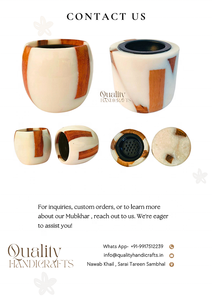 2025 Nueva madera resina epoxi Bakhoor quemador incienso Madhkan quemador árabe Oud quemador para el hogar fragancia para Ramadán - Product Image 5