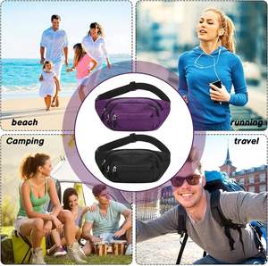 Riñonera Impermeable Unisex Bagnex, para Deportes al Aire Libre, con Correa Ajustable, para Correr, Senderismo, Viajes, Fitness, con Cierre de Cremallera - Product Image 4