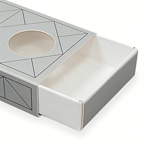 Caja de Regalo de Cartón Estilo Match en Blanco y Negro, Personalizada con Recubrimiento UV, Grabado en Relieve, Materiales Reciclados, Tamaño Personalizado - Product Image 6