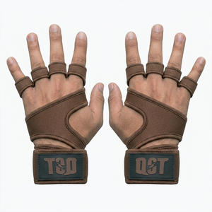 Guantes de Soporte para Muñeca de Alta Calidad Personalizados para Cross Training, Guantes de Gimnasio Antideslizantes con Agarre en la Palma para Levantamiento de Pesas y Entrenamiento Físico - Product Image 6